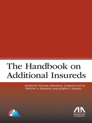 cover image of The Handbook on Additional Insureds